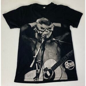 Women Alstyle 2010 Mick Rock David Bowie all-over graphic print concert t-shirt